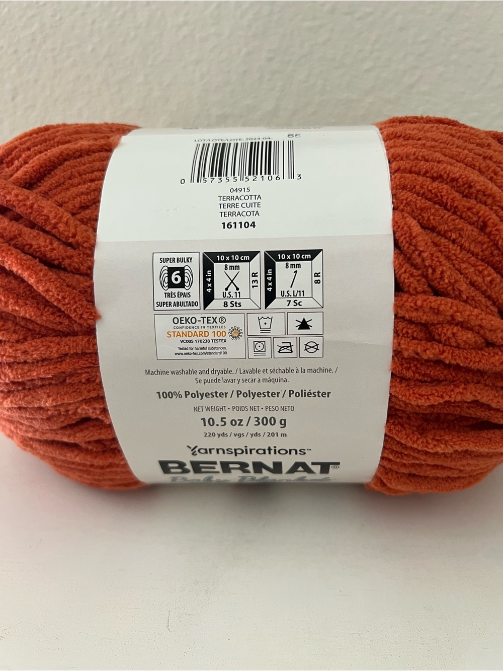 Bernat Baby Blanket Yarn - terracotta - Picture 3 of 5